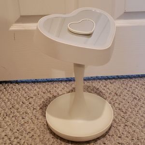 Heart Stand Mirror with Lights